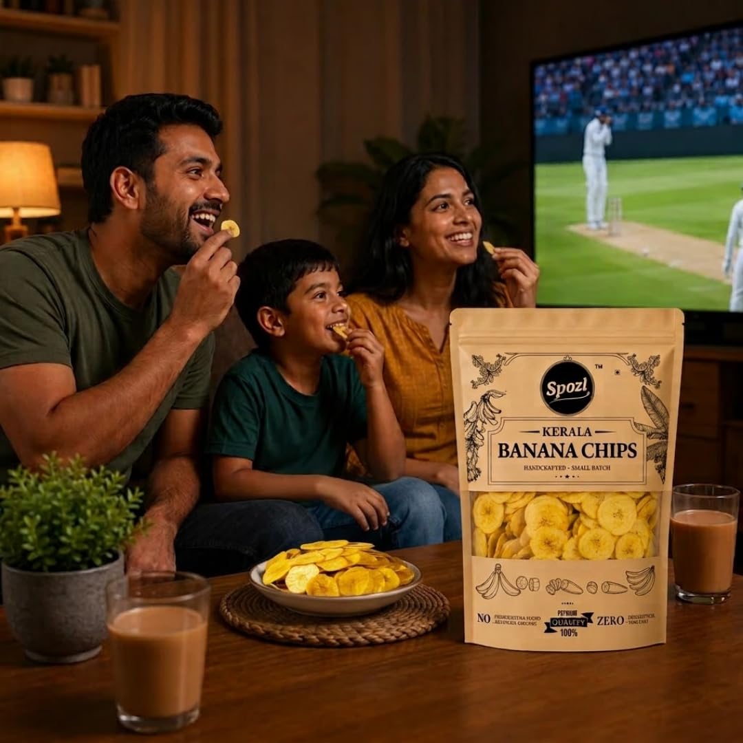 Kerala's Best Banana Chips in Coconut Oil (300gm) pack